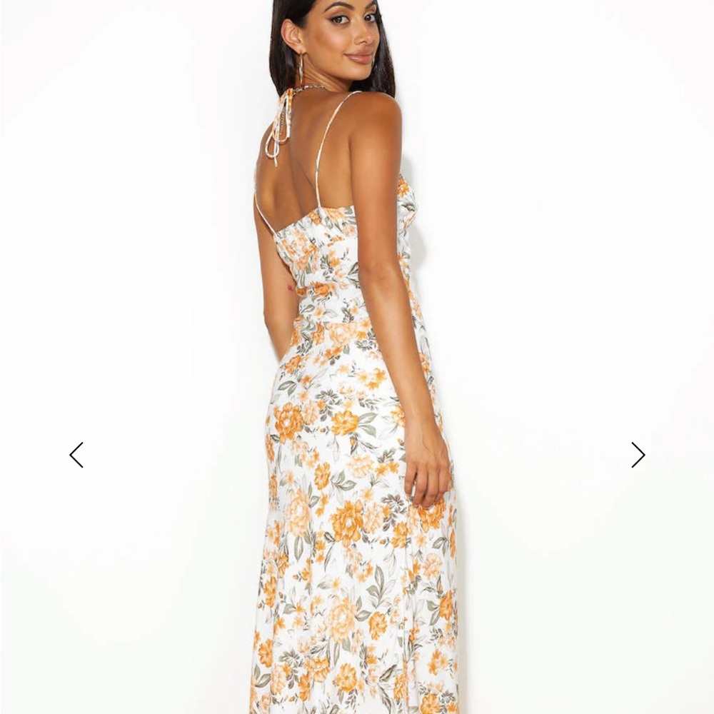 Hello Molly Orange and White Floral Maxi Dress - Picture 2 of 9